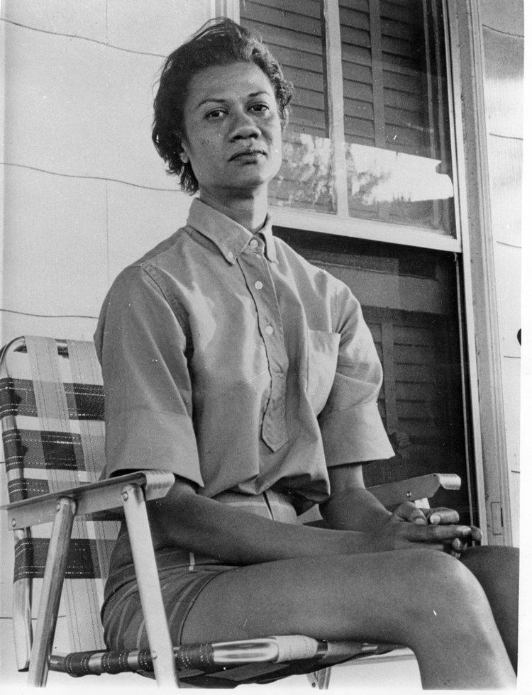 Gloria Richardson Gloria Richardson on her porch in Cambridge MD 1963 Flickr