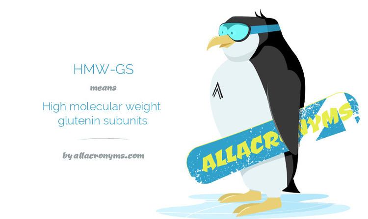 Glutenin HMWGS abbreviation stands for High molecular weight glutenin subunits