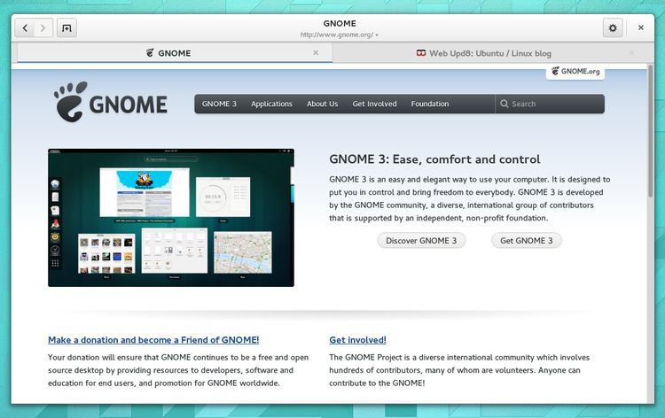 GNOME Web usability What encouraged the designers of GNOME Web 31190 to