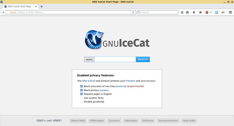 gnu icecat software