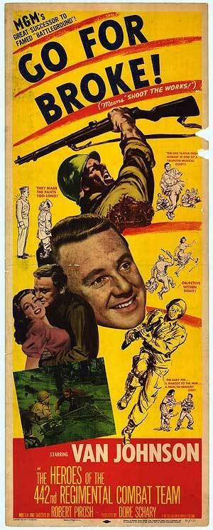 Go for Broke! (1951 film) Go For Broke movie posters at movie poster warehouse moviepostercom
