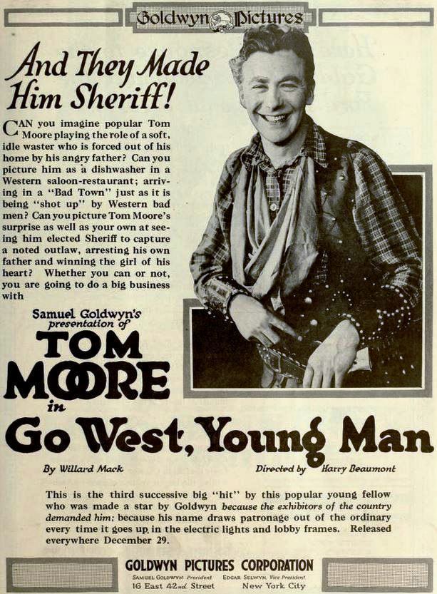 Go West, young man FileGo West Young Man 1918 Ad 1jpg Wikimedia Commons