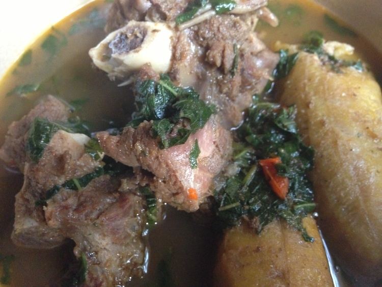 Goat meat pepper soup Goat Meat Pepper Soup with Boiled Plantain Afrolems Nigerian Food Blog