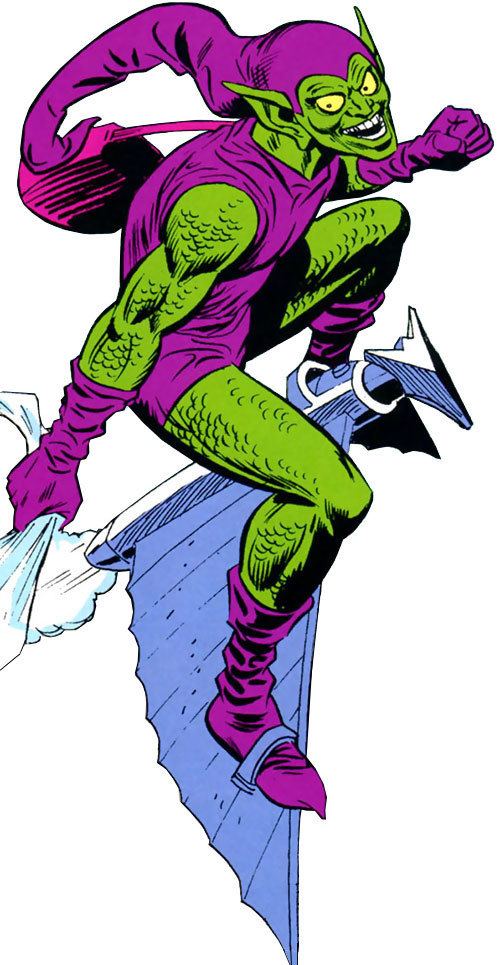 Goblin (Marvel Comics) Green Goblin Marvel Comics SpiderMan Bart Hamilton Profile