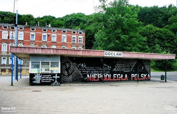 Gocław, Szczecin Szczecin Ptla tramajowoautobusowa Gocaw zdjcia mapa
