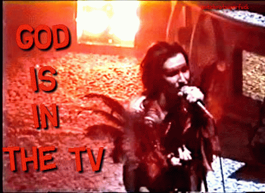 God Is in the T.V. god is in the tv Animated GIF GIFs GIFSoupcom