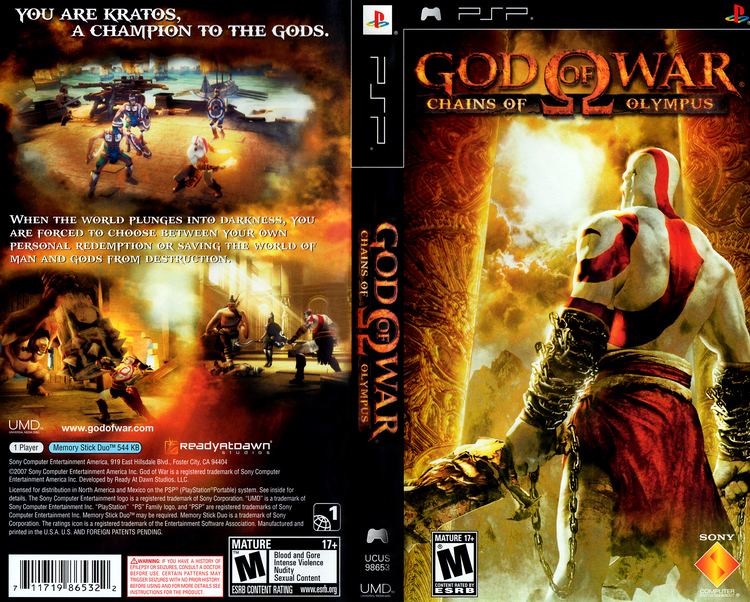 GOD OF WAR CHAINS OF OLYMPUS REMASTERED