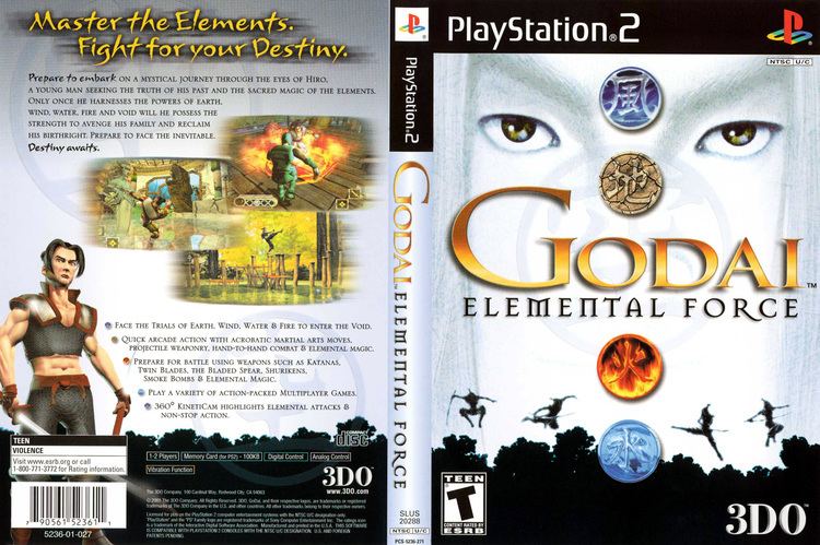 Godai Elemental Force Godai Elemental Force Cover Download Sony Playstation 2 Covers