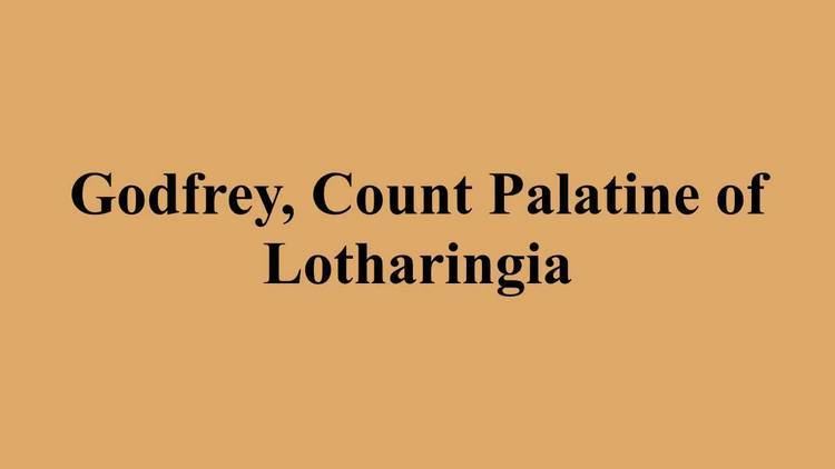 Godfrey, Count Palatine of Lotharingia Godfrey Count Palatine of Lotharingia YouTube