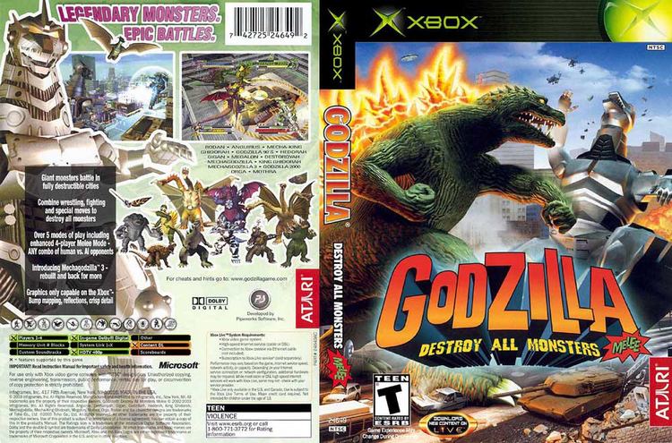 Godzilla: Destroy All Monsters Melee Godzilla Destroy all Monsters Melee 2002