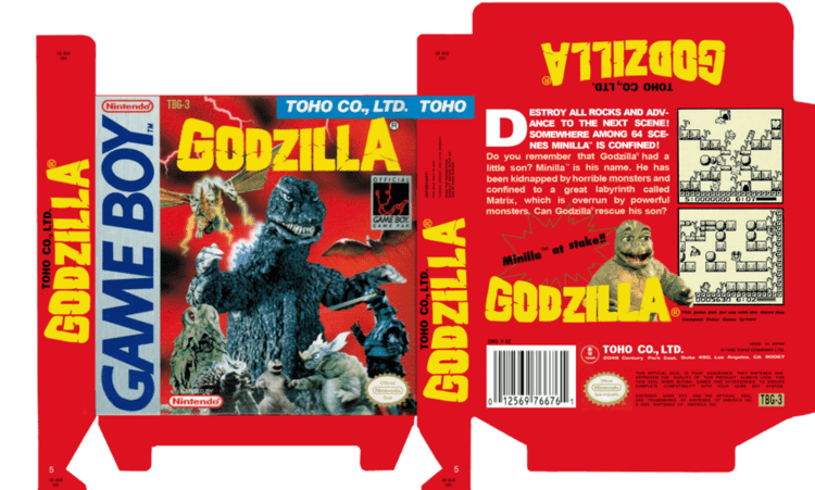 Godzilla (Game Boy) Godzilla Game Boy by SteveRGR on DeviantArt