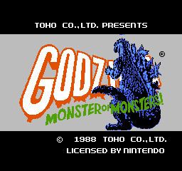 Godzilla: Monster of Monsters Godzilla Monster of Monsters Europe ROM lt NES ROMs Emuparadise