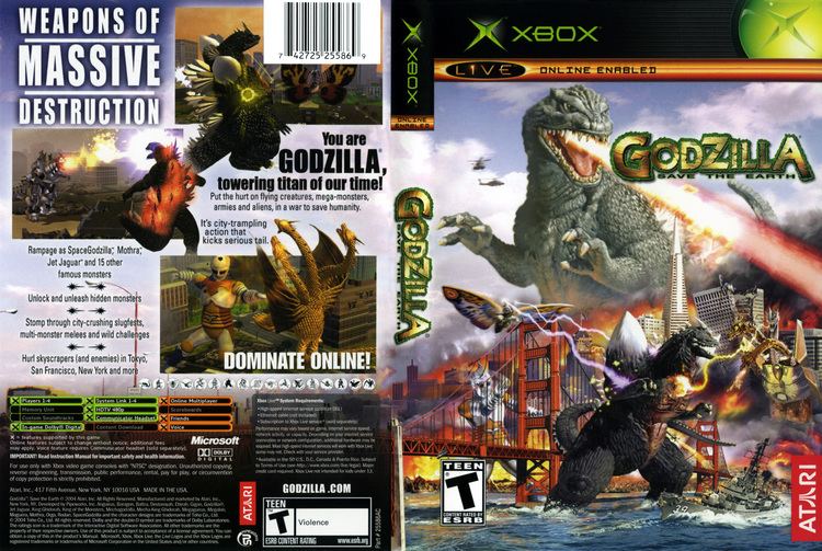 Godzilla: Save the Earth Godzilla Save The Earth Cover Download Microsoft Xbox Covers The