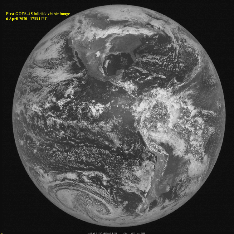 GOES 15 NOAA GOES15 Weather Satellite Captures Its First Image of Earth