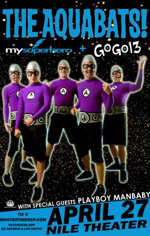 GOGO13 My Superhero and GOGO13 to support the Aquabats at the Nile Theater