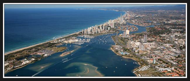 Gold Coast Broadwater Aerial Photos of Broadwater Gold Coast Queensland Above Photography