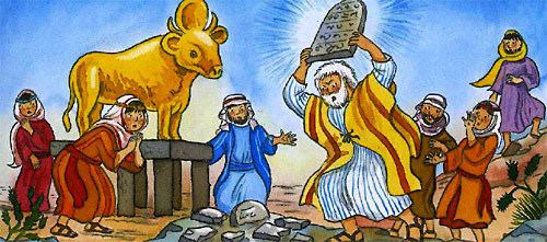 Golden calf The problem with the golden calf story