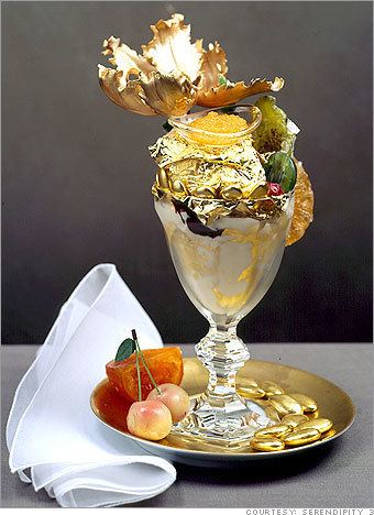 Golden Opulence Sundae The most expensive junk food Golden Opulence sundae 3 CNNMoneycom