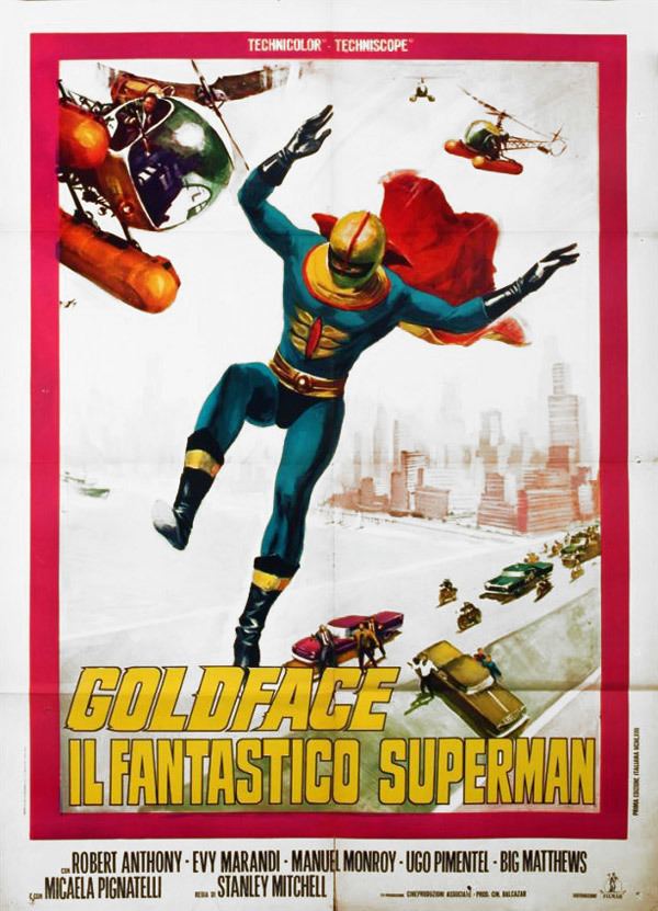 Goldface, the Fantastic Superman Goldface the Fantastic Superman Bitto Albertini 1967 SciFiMovies