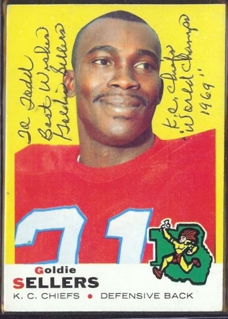 Goldie Sellers 1969 Topps 119 Goldie Sellers Tales from the AFL