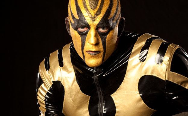 Goldust Is Goldust taking part in the ladder match at WrestleMania 31