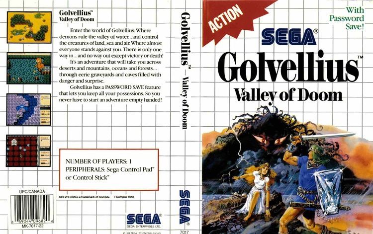 Golvellius Golvellius Valley of Doom BoxArt