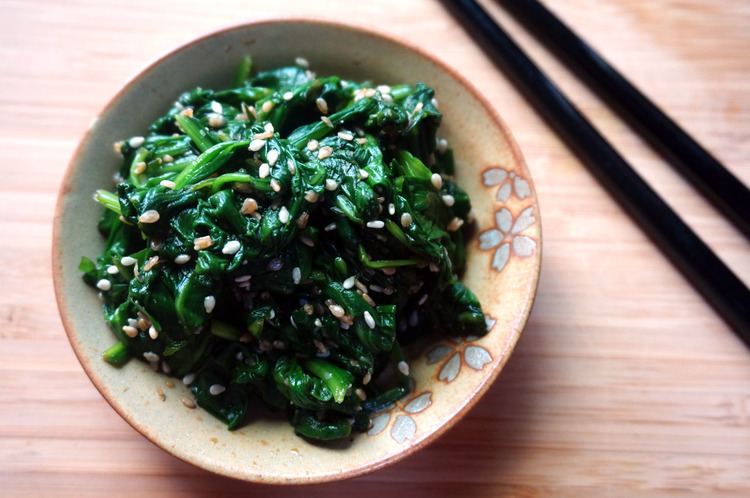 Goma-ae Spinach with Sesame Sauce Hourensou no Goma Ae Japanese Cooking