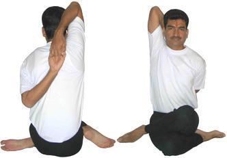 Gomukhasana Yoga Stretch Gomukhasana Cow Face Posture