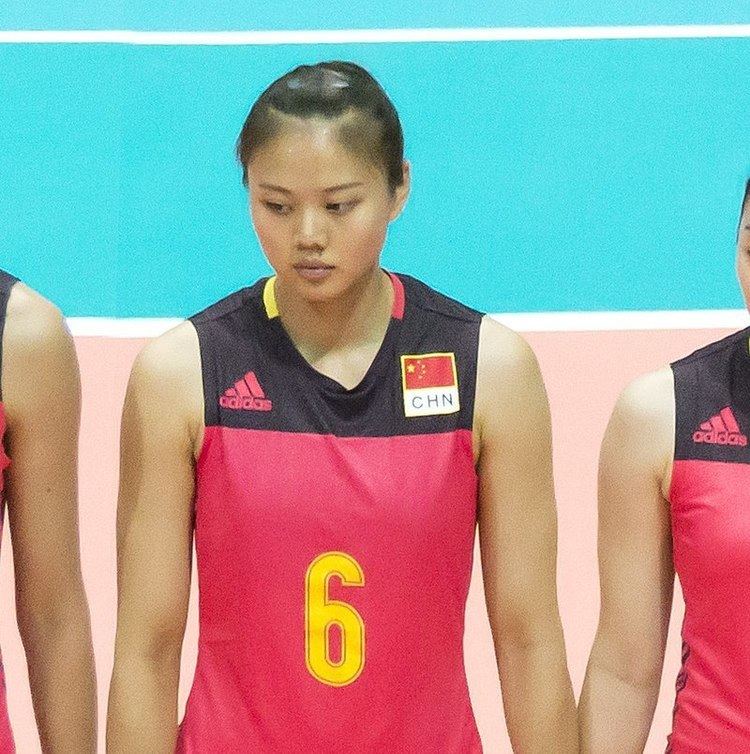 Gong Xiangyu in theChina team for Volleyball (cropped).jpg