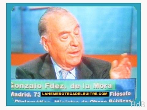 Gonzalo Fernández de la Mora Muere Gonzalo Fernndez de la Mora editor de la revista RAZN