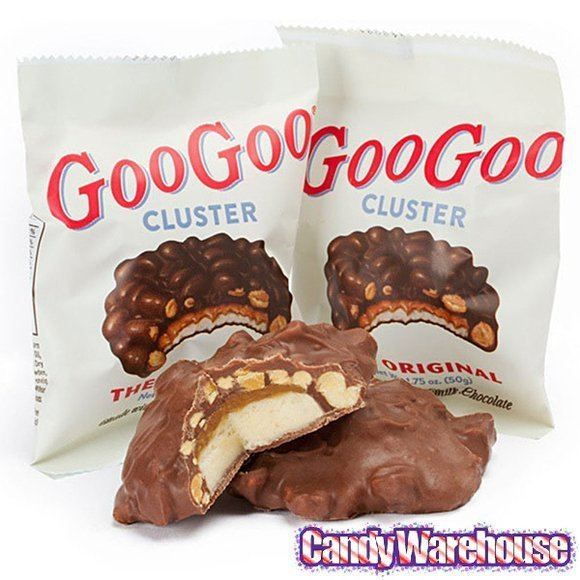 Goo Goo Cluster Goo Goo Clusters Original 12Piece Box Bulk Candy From
