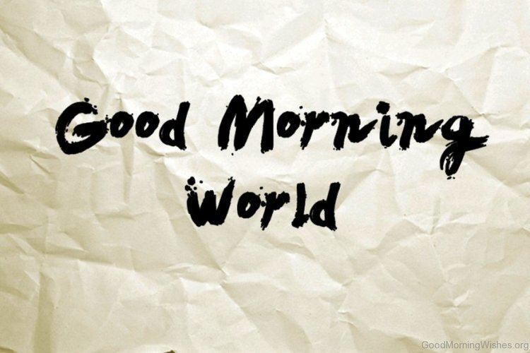 Good Morning, World 13 Good Morning World