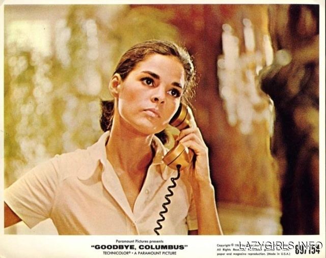 Goodbye, Columbus (film) Ali MacGraw Muses Cinematic Women The Red List