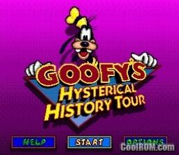 Goofy's Hysterical History Tour Goofy39s Hysterical History Tour ROM Download for Sega Genesis