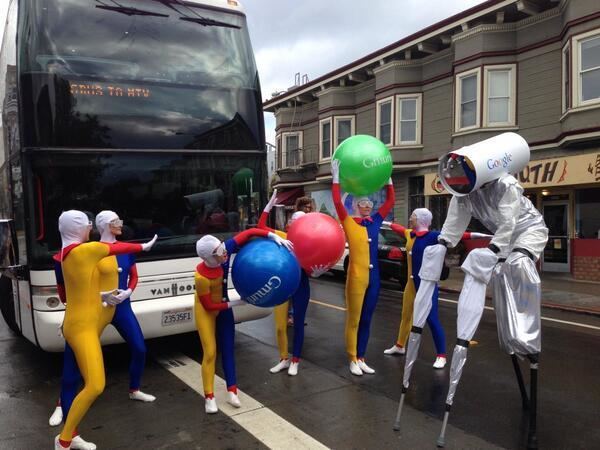 Google bus protests Google Bus Protests San Francisco LocalWiki
