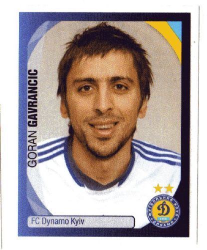 Goran Gavrančić DYNAMO KIEV Goran Gavrancic 454 PANINI UEFA Champions League 2007