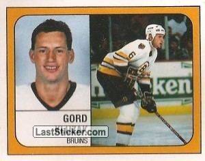 Gord Kluzak Sticker 205 Gord Kluzak Panini NHL Hockey 19881989 laststickercom