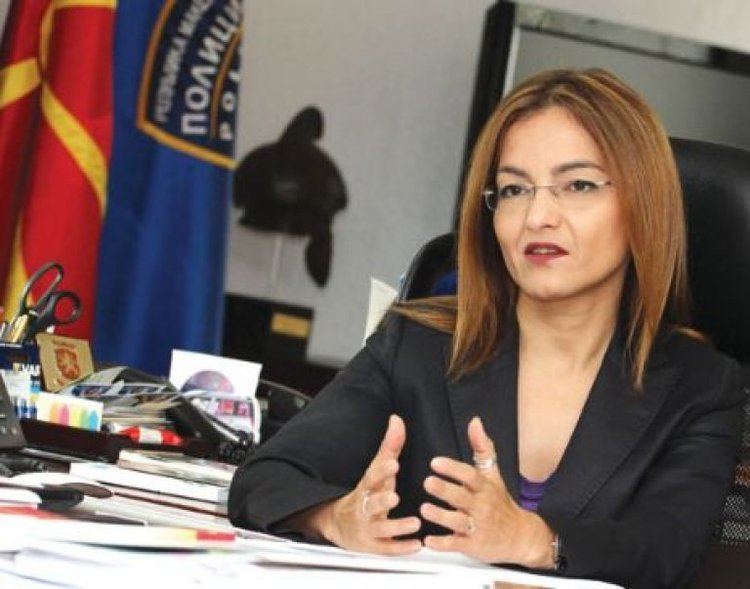 Gordana Jankuloska Macedonian interior minister attends Interpol General