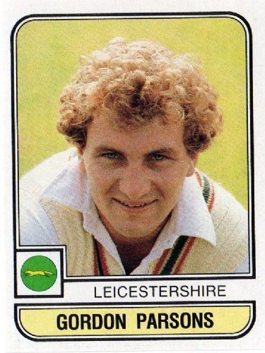 Gordon Parsons (cricketer) LEICESTERSHIRE Gordon Parsons 114 PANINI World of Cricket 83 1983