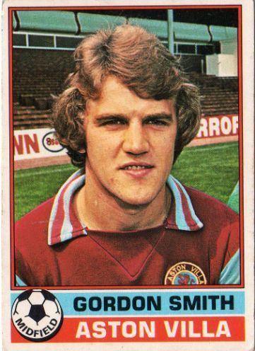 Gordon Smith (American football) ASTON VILLA Gordon Smith 76 TOPPS 1977 Red Back Football Soccer