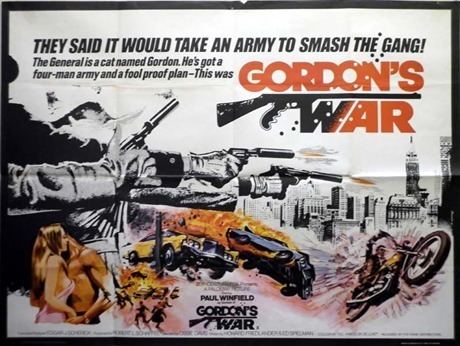 Gordon's War Gordons War Poster UK Quad 1973 Chantrell