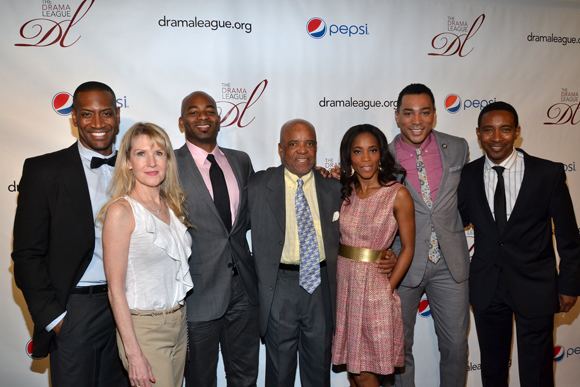 The entire Gordy family posing together during the 79th Annual DRAMA LEAGUE Awards.