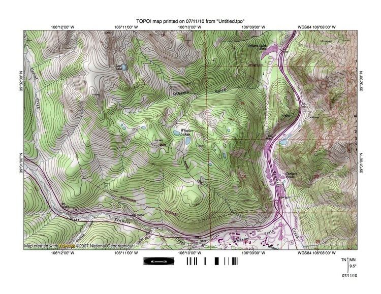Gore Range Trail ProTrails Gore Range Trail to Lost Lake Trail Map Copper