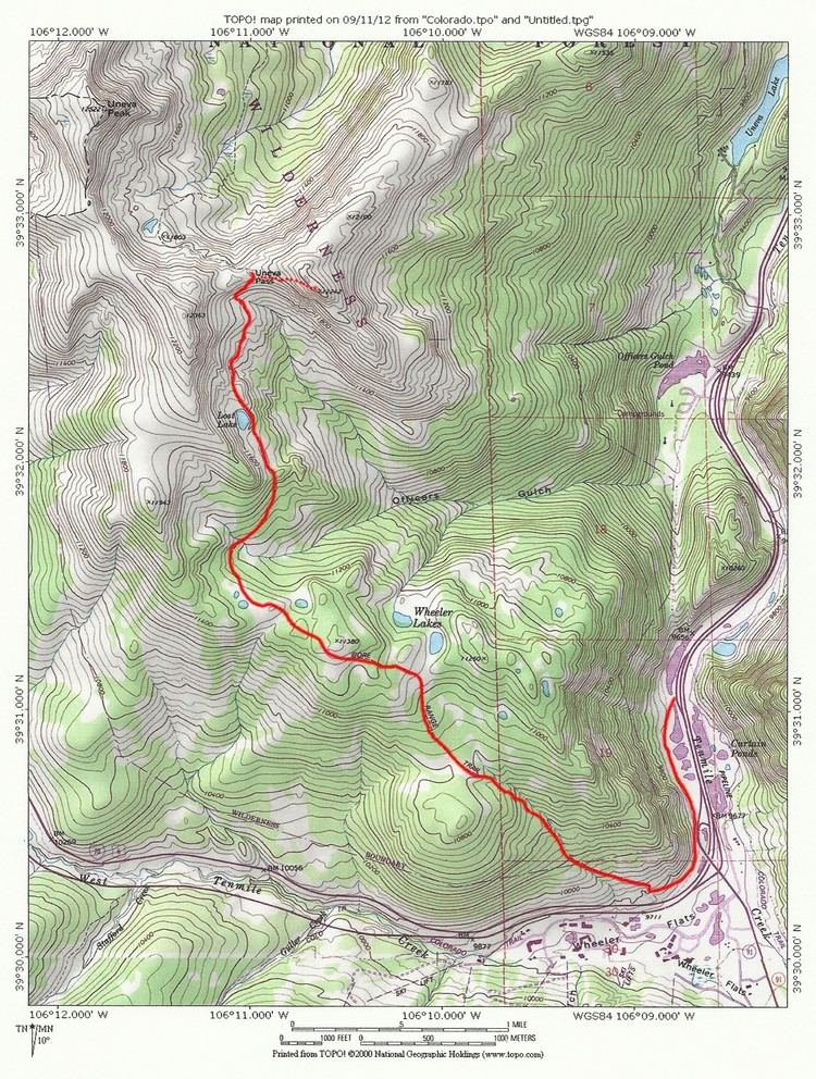 Gore Range Trail Gore Range Trail south approach Climbing Hiking amp Mountaineering