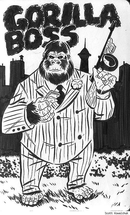 Gorilla Boss Scott Kowalchuk Fills His Sketchbook With 39Doctor Who39 Batman