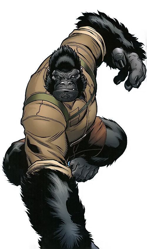 Gorilla-Man GorillaMan Marvel Comics Agents of Atlas Ken Hale Writeupsorg