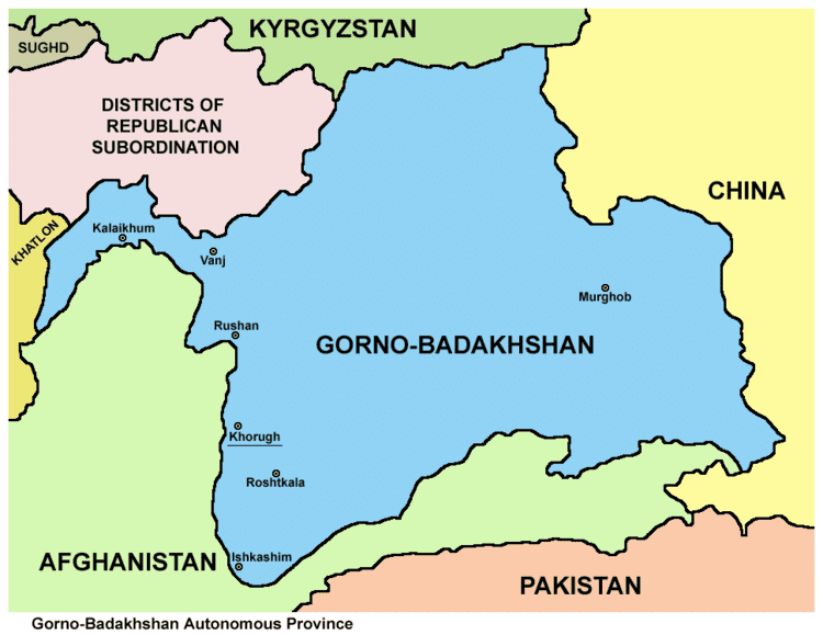Gorno Badakhshan Autonomous Region in the past, History of Gorno Badakhshan Autonomous Region
