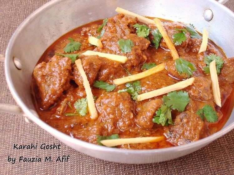 Gosht Karahi Gosht Fauzia39s Kitchen Fun