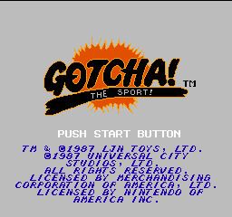 Gotcha! The Sport! Gotcha The Sport USA ROM lt NES ROMs Emuparadise