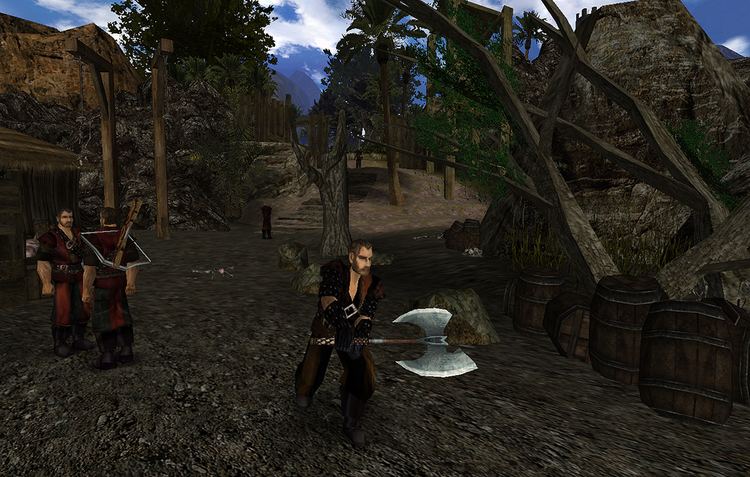 Gothic II: Night of the Raven Axe retex image The Golden Gate mod for Gothic II The Night of